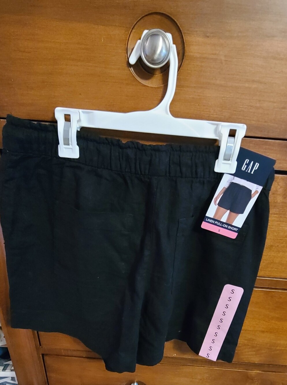 GAP Black Linen Pull-On Shorts - Casual Women's Shorts Size Small